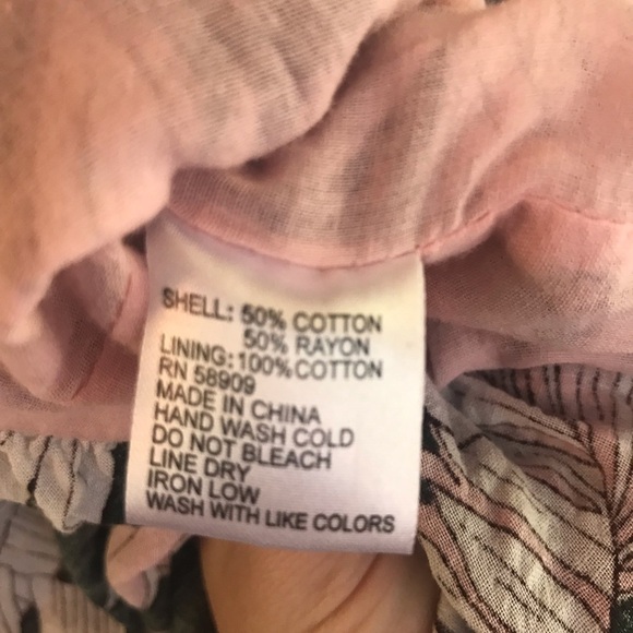 Gianni Bini Button Up High Low Leafy Dress - Picture 12 of 14